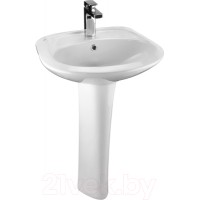 Умывальник Santek Бриз 55 (с отверстием и пьедесталом)
