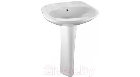Умывальник Santek Бриз 55 (без отверстия с пьедесталом)