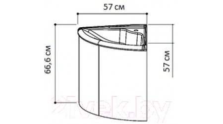 Умывальник Belux Жирона 580