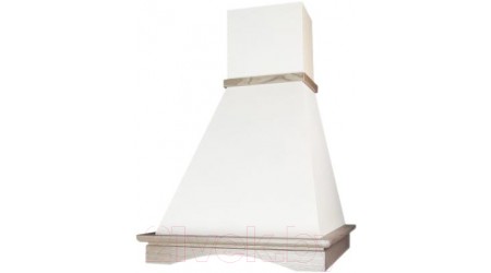 Вытяжка купольная Elikor Вилла 60П-650-П3Л (белый/дуб неокрашенный)