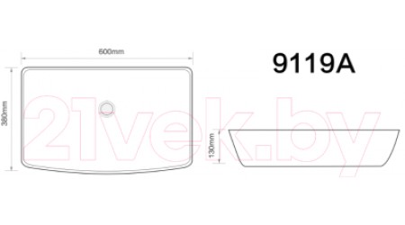 Умывальник Axus 60 / 9119A