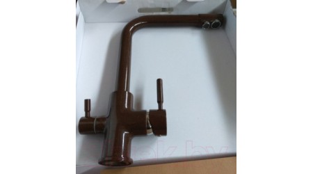 Смеситель Альфа А653В (корица) 