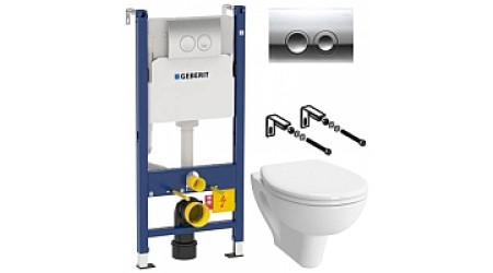 Унитаз подвесной с инсталляцией VitrA 7741B003-0075 + 800-003-009 + 458.124.21.1