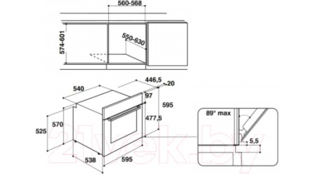 Электрический духовой шкаф Hotpoint-Ariston 7O 5FA 841 JH IX HA