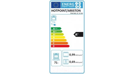 Электрический духовой шкаф Hotpoint-Ariston 7O FA4 841 JC IX HA