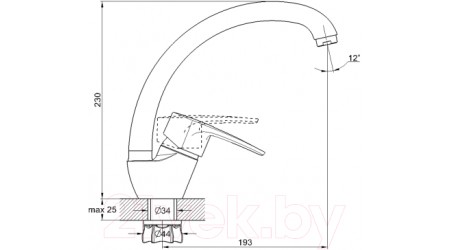 Смеситель G.Lauf 8G4-A181KH 