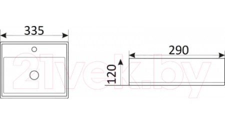 Умывальник CeramaLux 9135