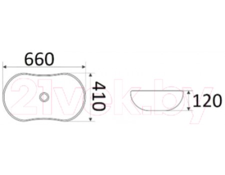 Умывальник CeramaLux 9175MB