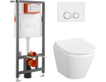 Унитаз подвесной с инсталляцией VitrA 9856B003-7200