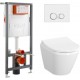 Унитаз подвесной с инсталляцией VitrA 9856B003-7200
