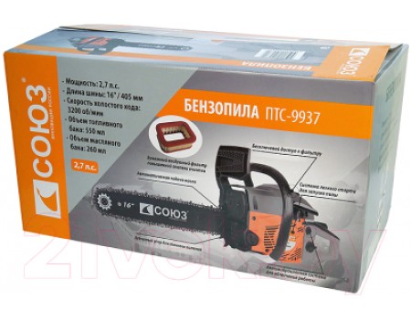 Бензопила цепная СОЮЗ ПТС-9937