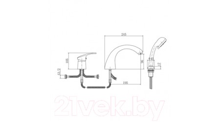 Смеситель Fashun A1121 