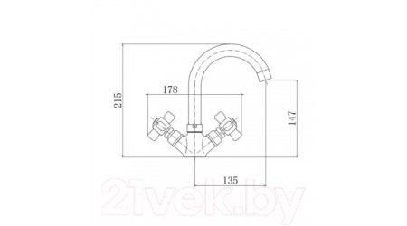 Смеситель Fashun A1318 