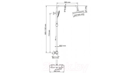 Душевая система Wasserkraft A15502