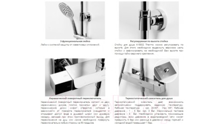 Душевая система Wasserkraft A15502