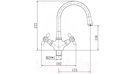 Смеситель Fashun A4419-B7267 