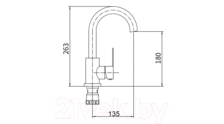Смеситель Fashun A54001-1 