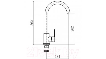 Смеситель Fashun A54001-7 
