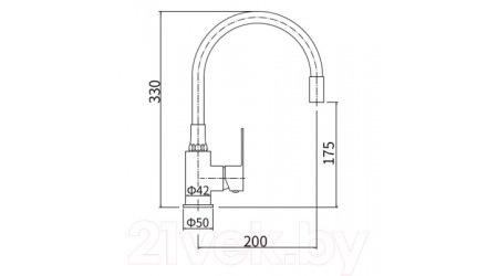 Смеситель Fashun A54101-8 