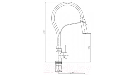 Смеситель Fashun A54112-8 