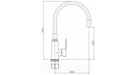 Смеситель Fashun A54301-7 