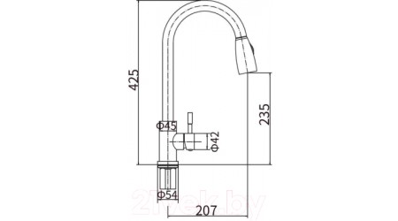 Смеситель Fashun A56109-7 