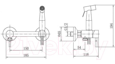 Смеситель Fashun A57503-8 