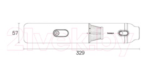 Портативный пылесос Baseus A5 Car Vacuum Cleaner 16000pa / C30459500111-00 (черный)
