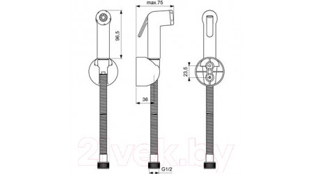 Гигиенический душ Ideal Standard A7201AA + B0595AA