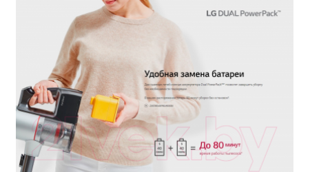 Вертикальный пылесос LG A9MASTER2X