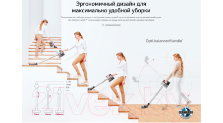 Вертикальный пылесос LG A9MASTER2X