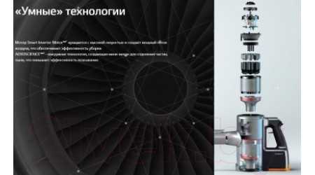 Вертикальный пылесос LG A9N-MASTERX