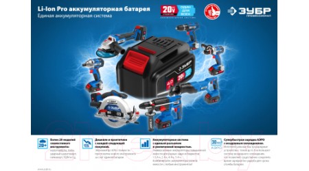 Угловая шлифовальная машина Зубр Профессионал / AB-125-41