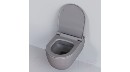 Унитаз подвесной Ambassador Abner / 103T20301R (серый матовый)