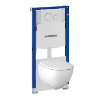 Унитаз подвесной с инсталляцией Geberit Acanto Set 500.301.KJ.A
