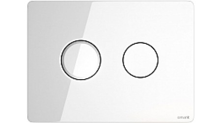 Кнопка для инсталляции Cersanit Accento Circle P-BU-ACN-CIR-PN/Wh/Gl