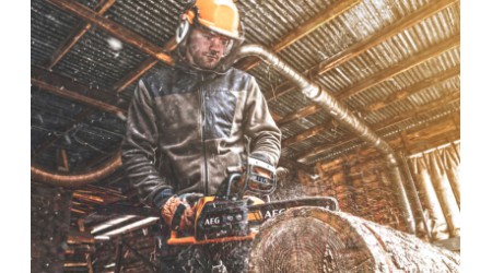 Электропила цепная AEG Powertools ACS18B30 / 4935471337 (без батареи)