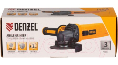 Угловая шлифовальная машина Denzel AG115-750 / 26901