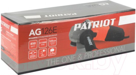 Угловая шлифовальная машина PATRIOT AG 126E