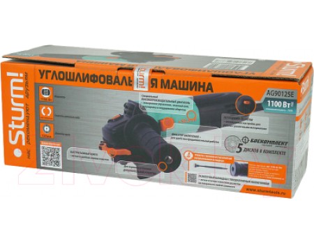 Угловая шлифовальная машина Sturm! AG90125E