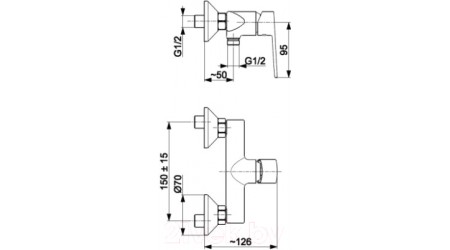 Смеситель Armatura Agat 4426-010-00 