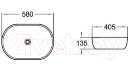 Умывальник Mexen Agota MEX-22025866