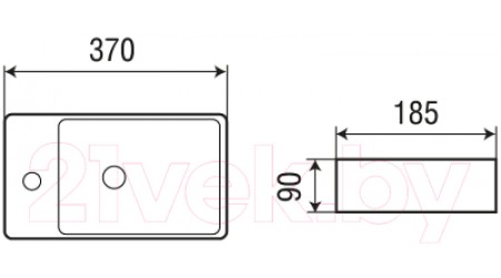Умывальник WeltWasser Aisbach 5092 MW L 