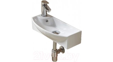 Умывальник WeltWasser Aisbach 7946 GL-WT L (белый глянец)