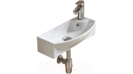 Умывальник WeltWasser Aisbach 7946 GL-WT R (белый глянец)