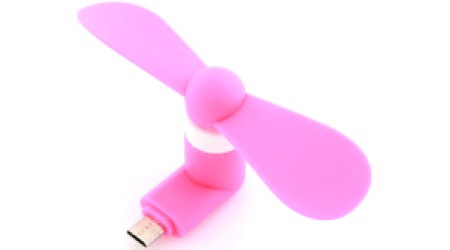 Вентилятор Sipl AK35I Micro USB (розовый)