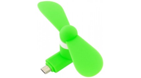 Вентилятор Sipl AK35J Micro USB (зеленый)