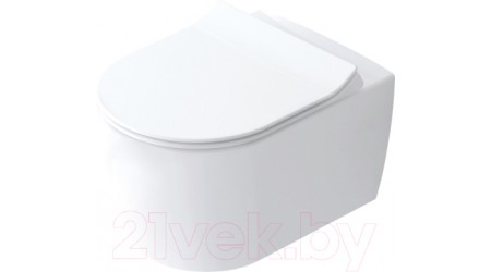 Унитаз подвесной Idevit Alfa Rimless SETK3104-2616-001-1-8000 (с сиденьем)