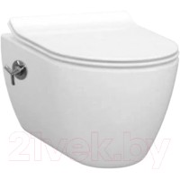 Унитаз подвесной Idevit Alfa Rimless SETK3104-2617-001-1-6000 (с сиденьем)