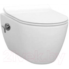 Унитаз подвесной Idevit Alfa Rimless SETK3104-2617-001-1-6000 (с сиденьем)